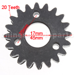 20-Teeth Driving Gear for GY6 125cc-150cc ATV, Go Kart & Scooter