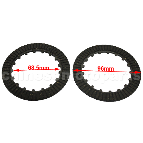 Manual Clutch Plate Set for 50cc-125cc ATV, Dirt Bike & Go Kart