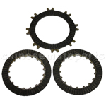 90 110 125 135 cc ATV QUAD GO KART CLUTCH DISC PLATES TAOTAO SUNL ROKETA HONDA