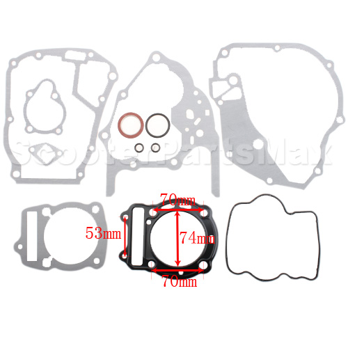 250cc Engine Gasket Set for Go Kart Dune Buggy Moped Scooter CF250 Water Cooled