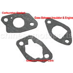 CARBURETOR GASKETS MB 165-170 MB165 WENLING MINI BAJA BIKE MINI BAJA MOTORPSORTS