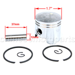 Piston Rings Kit 47CC 49CC ATV Pocket Bike Quad Parts