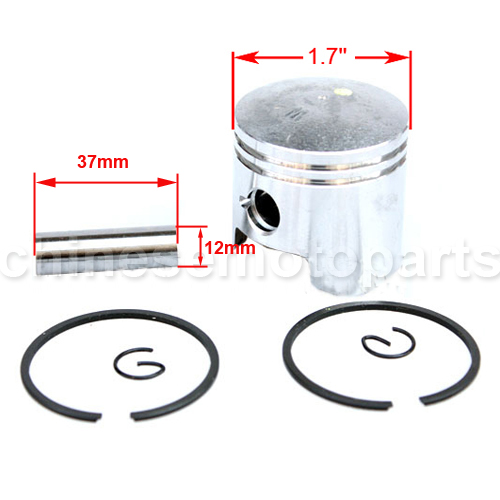 44mm 49cc 2 stroke Engine Piston mini Piston Ring atv pocket bike pit bike