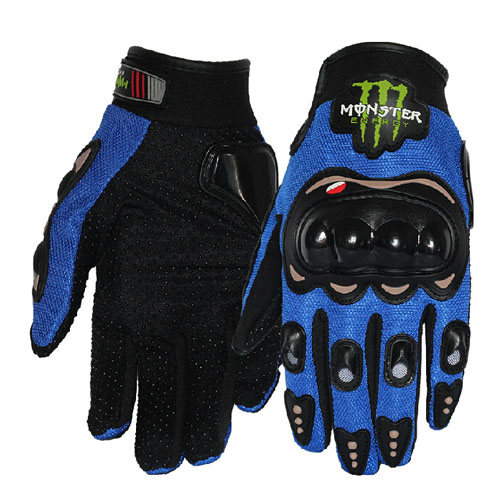 1Pair Motorcycle Cycling Bike Bicycle Full Finger Sports Protective Racing Glove