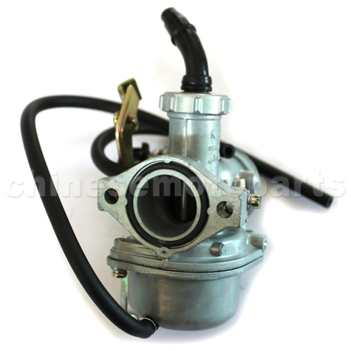 KUNFU 25mm Carburetor with Cable Choke for 125cc ATV, Dirt Bike & Go Kart