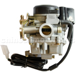 KUNFU 19mm Carburetor with Acceleration Pump for GY6 50cc-90cc Moped