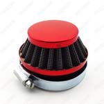 Red 60MM Air Filter For Carb Carburetor 2 Stroke Motorized Bicycle 49cc to 80cc