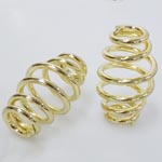 3" Inch Gold Motorcycle Solo Seat Springs Set For Harley Chopper Bobber