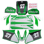 Decals for 50-125 Dirtbike-Green NO.27